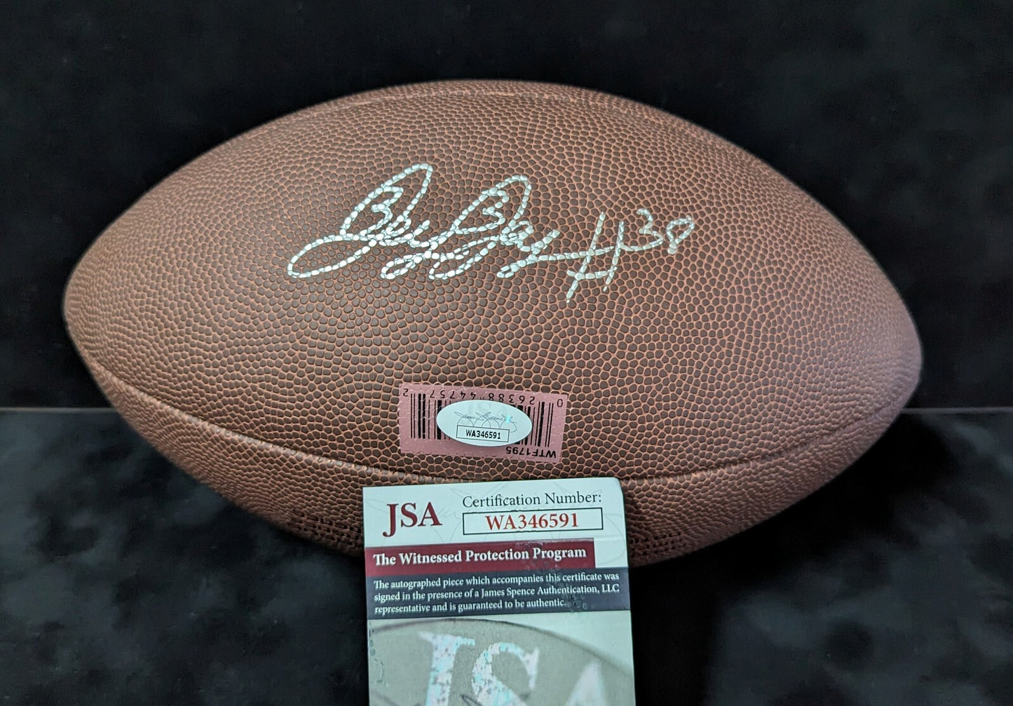 Kansas City Chiefs L'jarius Sneed Autographed Football Jsa Coa