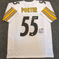 Pittsburgh Steelers Joey Porter Sr Autographed Signed Jersey Jsa Coa