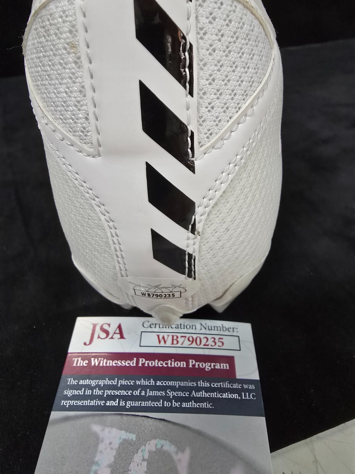 Frank Gore Autographed Signed Cleat Jsa Coa