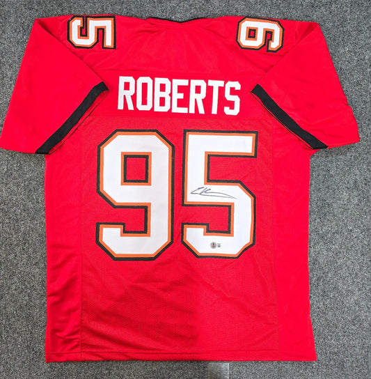 Tampa Bay Buccaneers Elijah Roberts Autographed Signed Jersey Beckett Holo