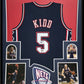 Framed New Jersey Nets Jason Kidd Autographed Signed Jersey Beckett Holo