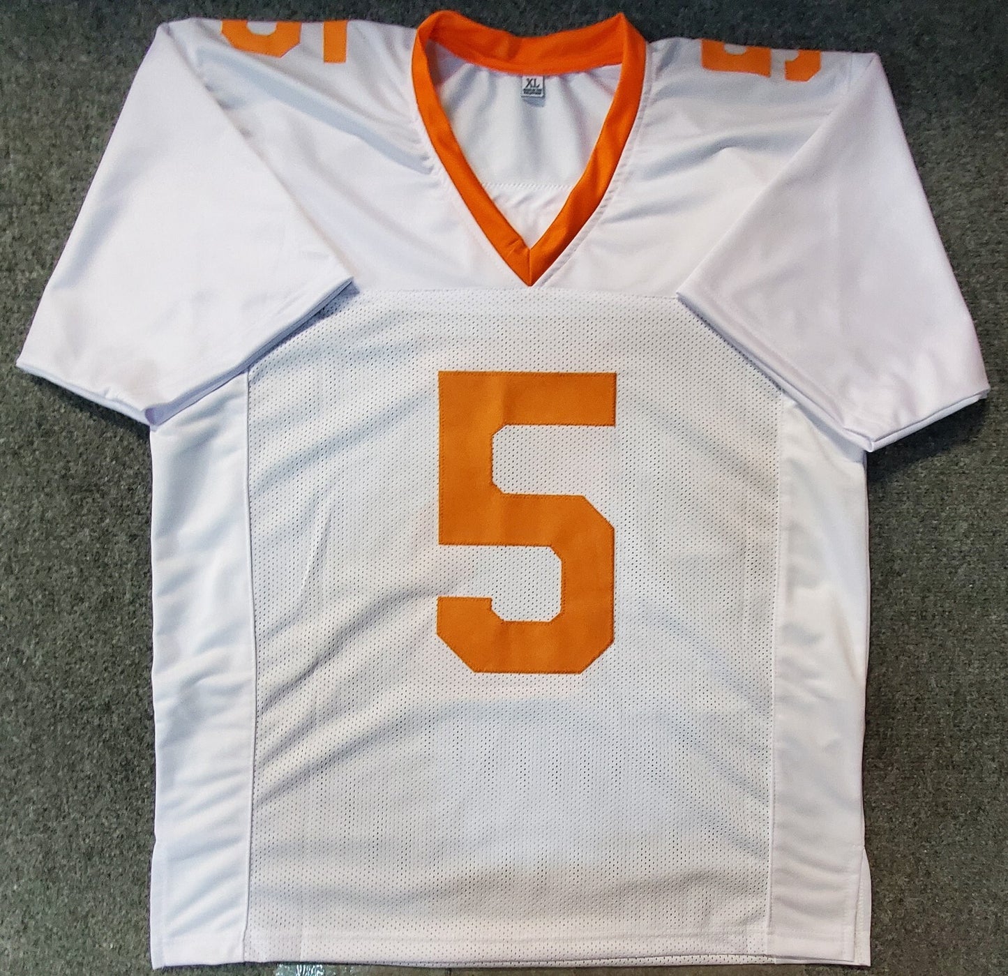 Tennessee Volunteers Hendon Hooker Autographed Signed White Jersey Jsa Coa