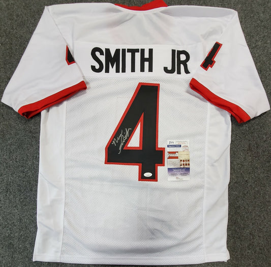 Georgia Bulldogs Nolan Smith Jr Autographed Signed Jersey Jsa Coa