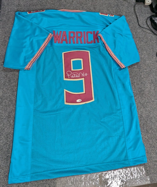 Florida State Seminoles Peter Warrick Autographed Signed Jersey Jsa Coa