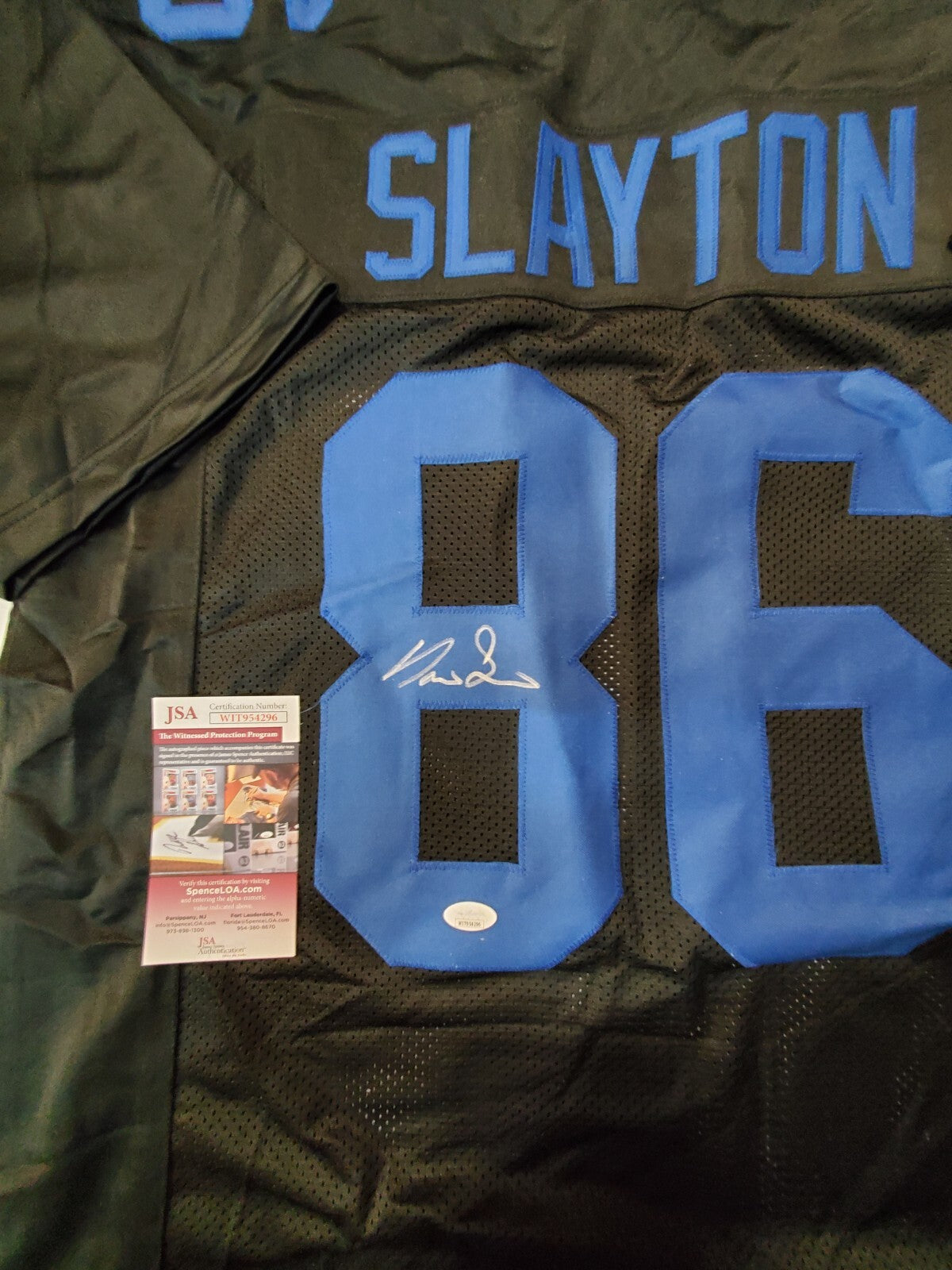 N.Y. Giants Darius Slayton Autographed Signed Jersey Jsa Coa