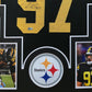 Framed Pittsburgh Steelers Cam Heyward Autographed Signed Jersey Beckett Holo