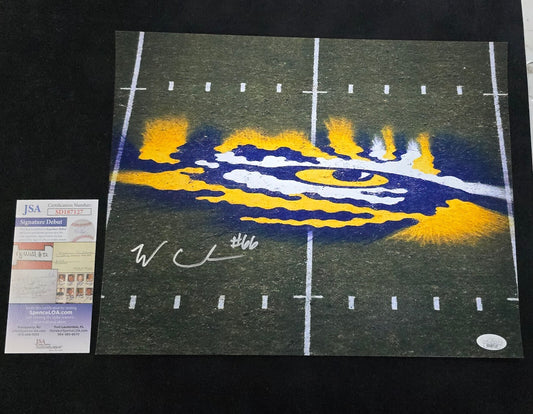 Lsu Tigers Will Campbell Autographed 11X14 Photo Jsa Coa