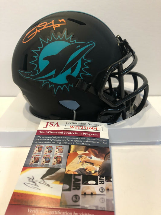 Jakeem Grant Autographed Signed Miami Dolphins Eclipse Mini Helmet Jsa Coa