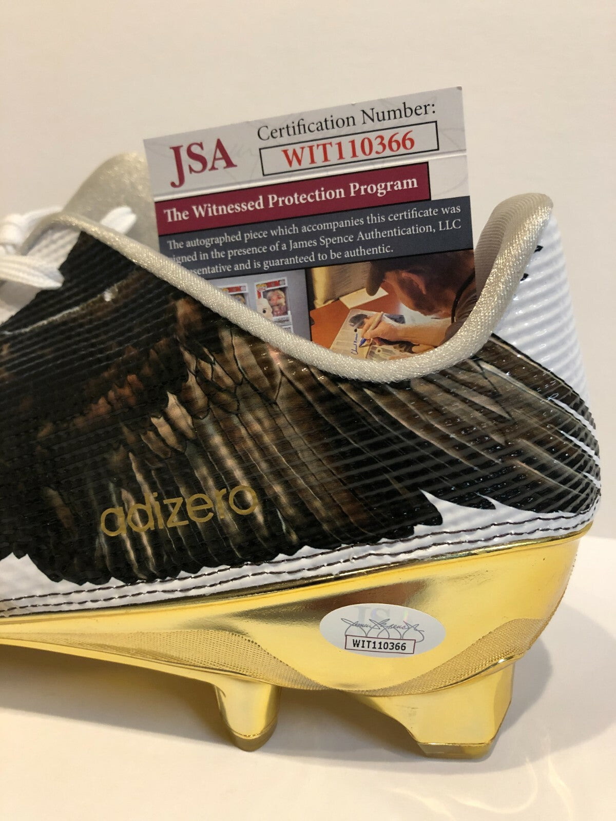 Auburn Tigers Darius Slayton Autographed Signed Inscribed Adidas Cleat Jsa Coa