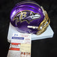 Baltimore Ravens Odafe Jayson Oweh Autographed Signed Flash Mini Helmet Jsa Coa