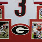 MVP Authentics Framed Georgia Bulldogs Tyson Campbell Autographed Signed Jersey Jsa Coa 382.50 sports jersey framing , jersey framing
