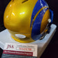 Los Angeles Rams Eric Weddle Signed Flash Mini Helmet Jsa Coa