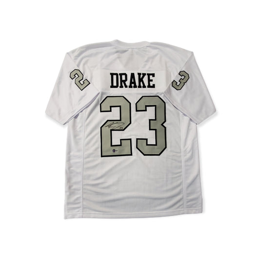 Las Vegas Raiders Kenyan Drake Autographed Signed Jersey Beckett Holo