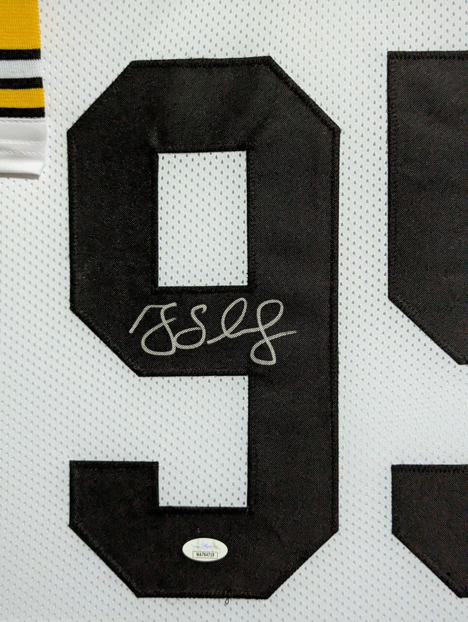 Framed Pittsburgh Steelers Greg Lloyd Autographed Signed Jersey Jsa Coa