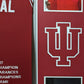 Framed Indiana Hoosiers Bobby Knight Autographed Signed Stat Jersey Steiner Holo
