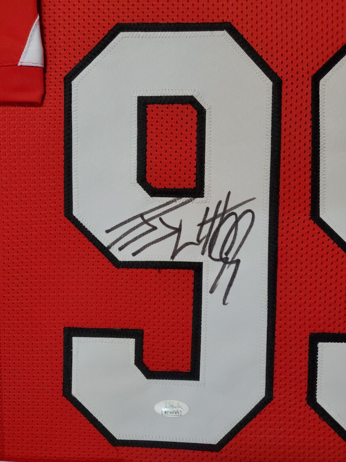 MVP Authentics Framed Arizona Cardinals Jj Watt Autographed Signed Jersey Jsa Coa 539.10 sports jersey framing , jersey framing