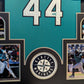 Framed Seattle Mariners Julio Rodriguez Autographed Signed Jersey Jsa Coa