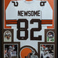 Framed Cleveland Browns Ozzie Newsome Autographed Signed Jersey Beckett Holo