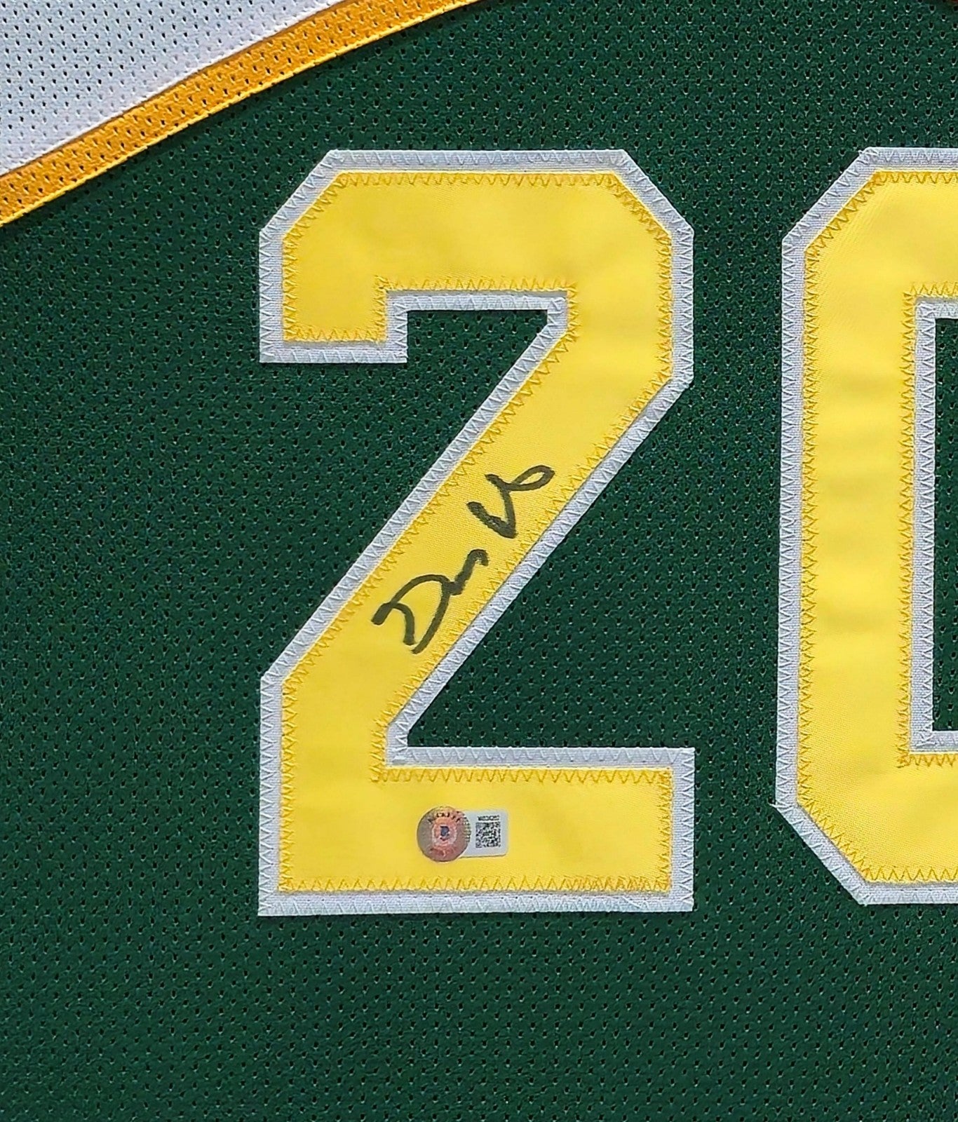 Framed Gary Payton Autographed Signed Seattle Supersonics Jersey Beckett Holo