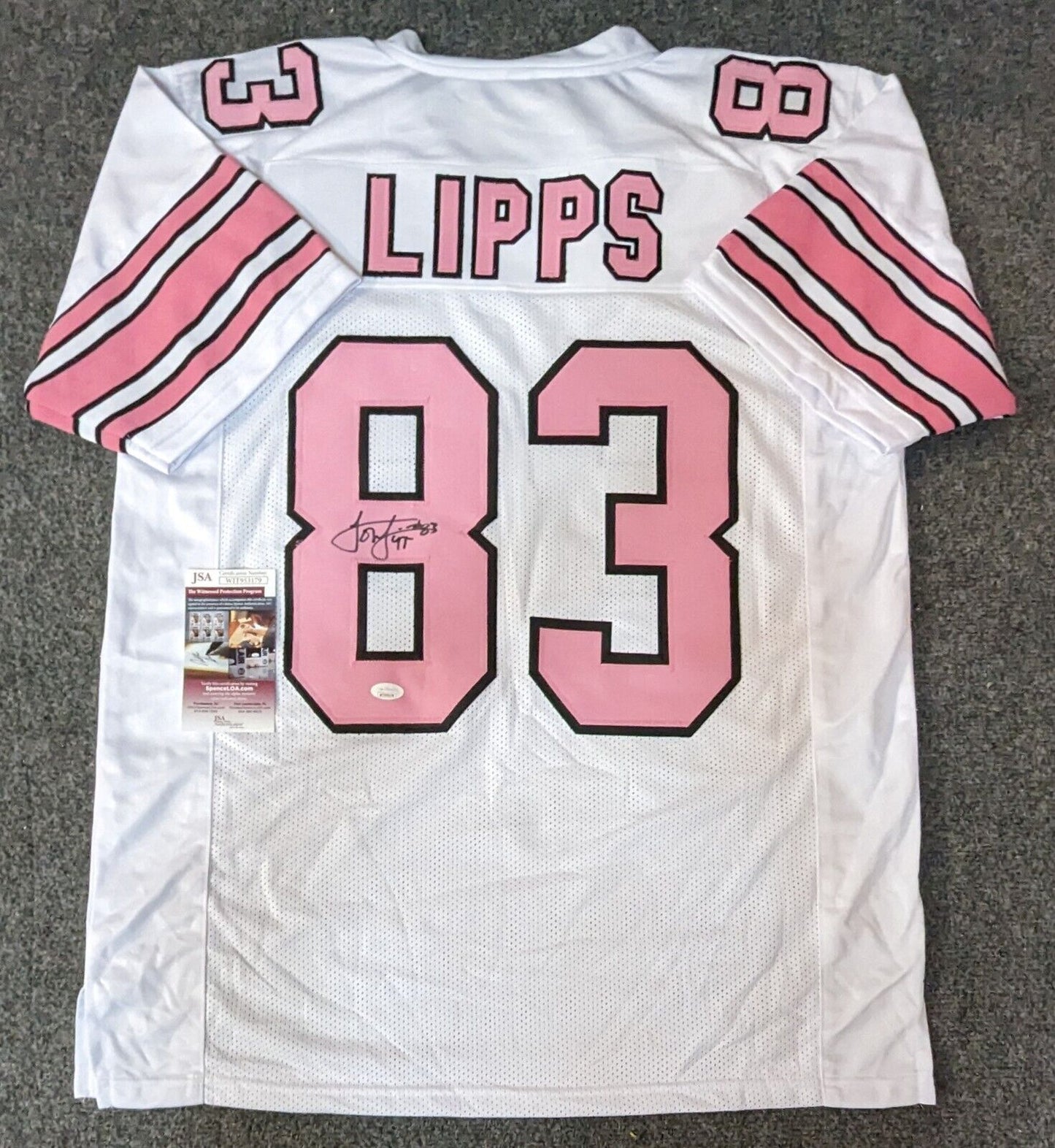 MVP Authentics Pittsburgh Steelers Louis Lipps Autographed Signed Jersey Jsa Coa 90 sports jersey framing , jersey framing