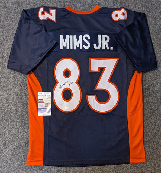 MVP Authentics Denver Broncos Marvin Mimms Jr Autographed Signed Jersey Jsa Coa 72 sports jersey framing , jersey framing