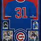 Framed Chicago Cubs Greg Maddux Autographed Signed Jersey Beckett Coa