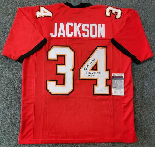 Tampa Bay Buccaneers Dexter Jackson Autographed Inscribed Jersey Jsa  Coa