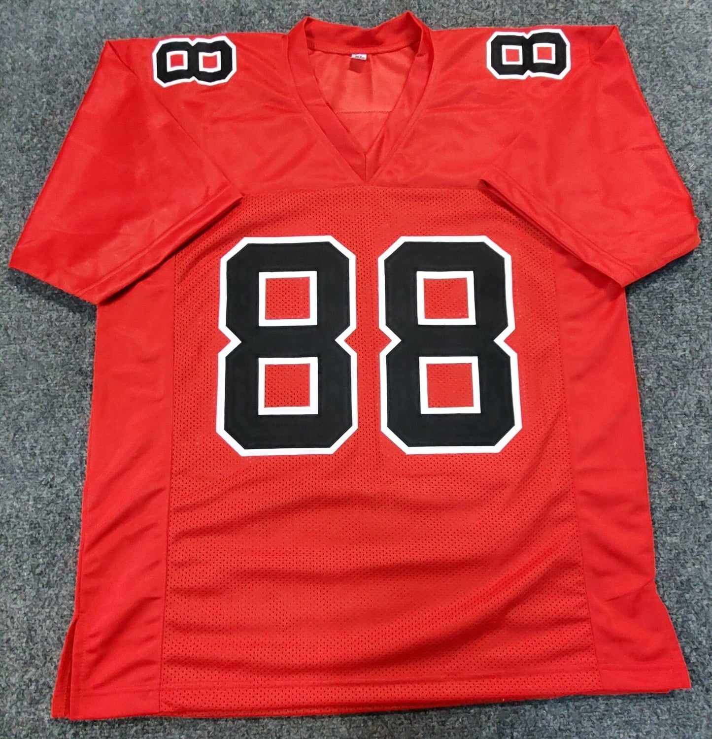 Atlanta Falcons Frank Darby Autographed Signed Jersey Jsa Coa