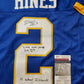 Garner Magnet Trojans Nyheim Hines Autographed Signed Inscribed Jersey Jsa Coa