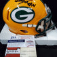 Green Bay Packers Eric Stokes Autographed Signed Speed Mini Helmet Jsa Coa