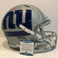 Daniel Jones Signed Ny Giants Full Size Speed Amp Replica Helmet Beckett Coa