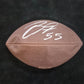 Los Angeles Rams Braden Fiske Signed Nfl Football Beckett Holo