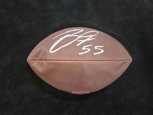 Los Angeles Rams Braden Fiske Signed Nfl Football Beckett Holo