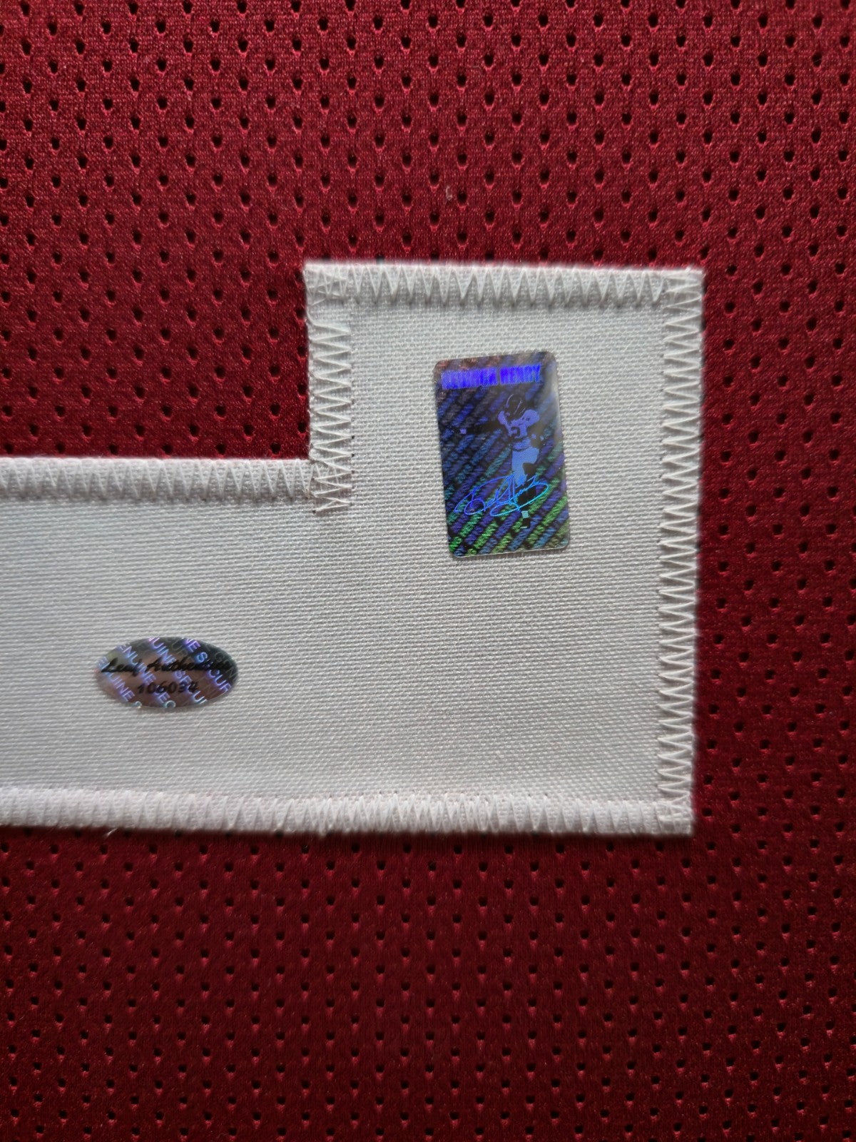 Framed Alabama Crimson Tide Derrick Henry Autographed Signed Jersey Leaf Coa