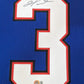 Framed Buffalo Damar Hamlin Autographed Signed Jersey Beckett Holo