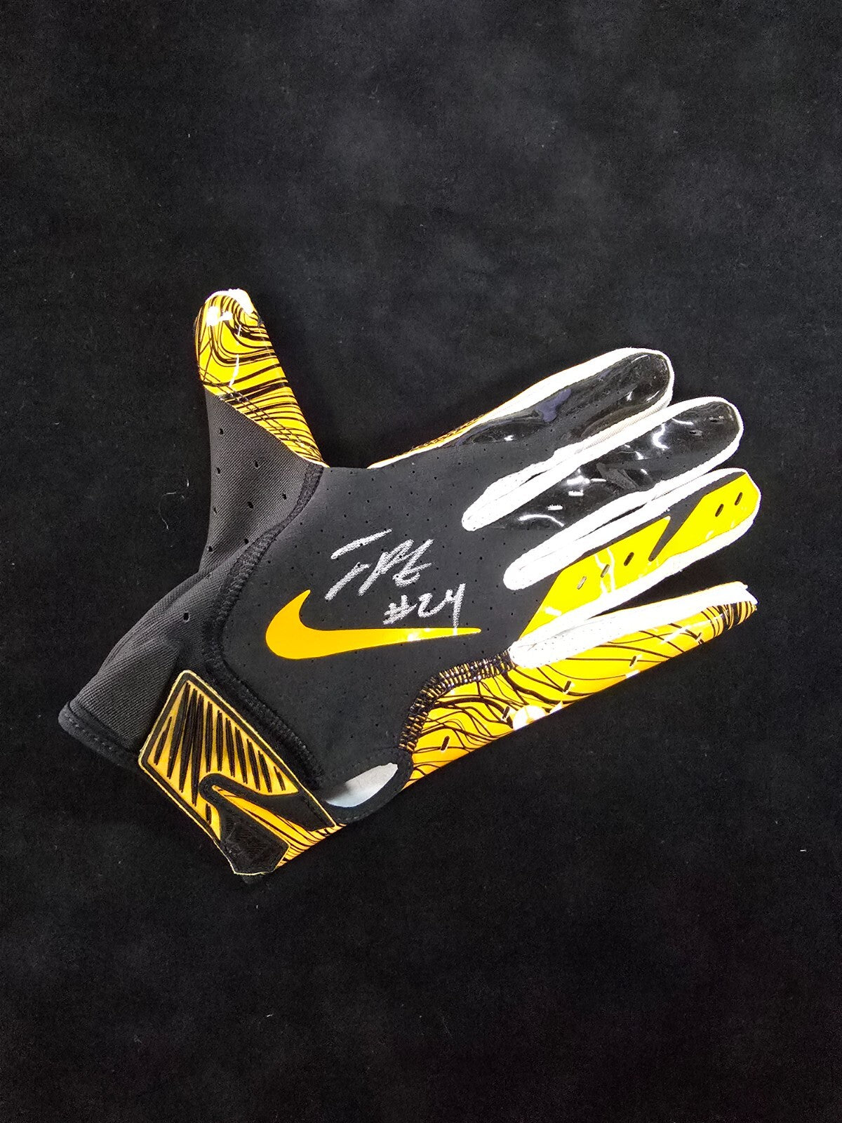 Pittsburgh Steelers Joey Porter Jr Signed Glove Jsa Hologram