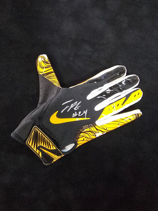 Pittsburgh Steelers Joey Porter Jr Signed Glove Jsa Hologram