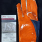 Denver Broncos Damarri Mathis Autographed Signed Glove Jsa Coa