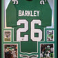 Framed Philadelphia Eagles Saquon Barkley Autographed Jersey Beckett Coa