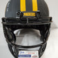 Green Bay Packers Eric Stokes Signed 2X Insc F/S Eclipse Replica Helmet Jsa Coa