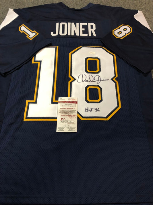 San Diego Chargers Charlie Joiner Autographed Signed Inscribed Jersey Jsa Coa
