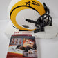 Los Angeles Rams Aaron Donald Autographed Lunar Eclipse Mini Helmet Jsa Coa