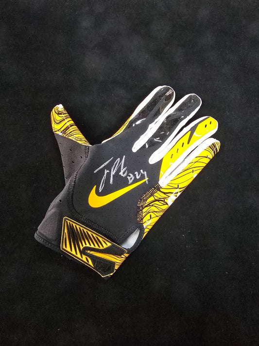 Pittsburgh Steelers Joey Porter Jr Signed Glove Jsa Hologram