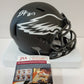 Travis Fulgham Signed Philadelphia Eagles Eclipse Mini Helmet Jsa Coa