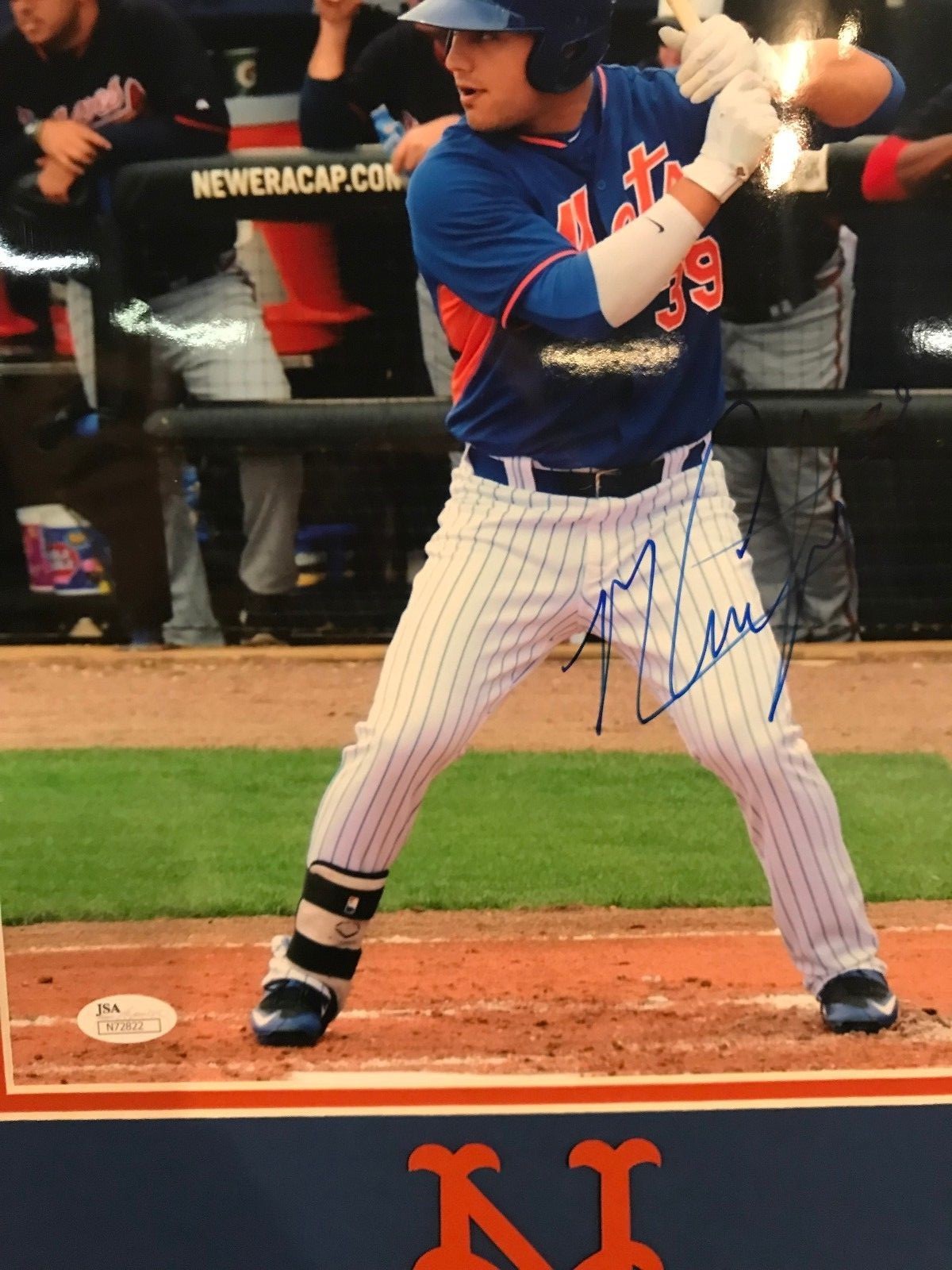 Framed Signed Michael Conforto N.Y. Mets 11X14 Photo Jsa Coa