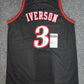 Philadelphia 76Ers Allen Iverson Autographed Signed Jersey Jsa Coa