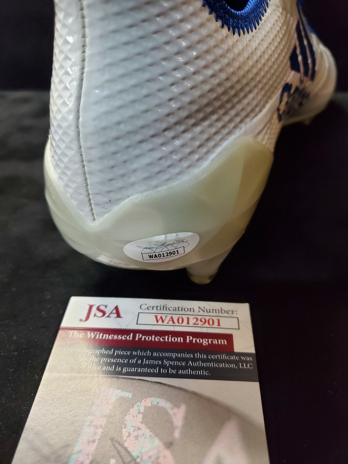 Indianapolis Colts Nyheim Hines Autographed Signed Inscribed Cleat Jsa Coa
