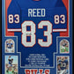 Framed Buffalo Bills Andre Reed Autographed Signed Inscribed Stat Jersey Jsa Coa