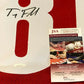 Wisconsin Badgers Troy Fumagalli Autographed Signed Jersey Jsa  Coa