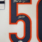 Framed Mike Singletary Autographed Signed Inscribed Chicago Bears Jersey Bas Coa